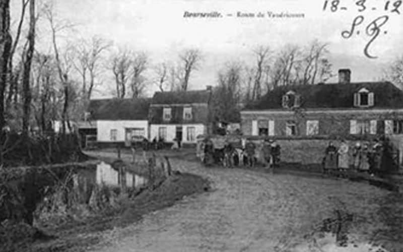 Installation eau potable à Bourseville en 1929